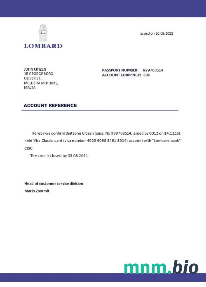 Przykład zamknięcia banku Malta Lombard w formatach Word i PDF